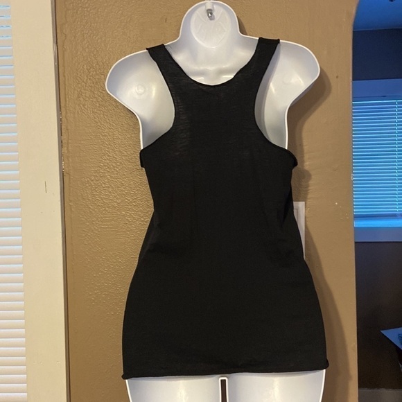 𝅺GIRLS with Guns Racerback black and pink deer skull Tank top - Picture 4 of 6